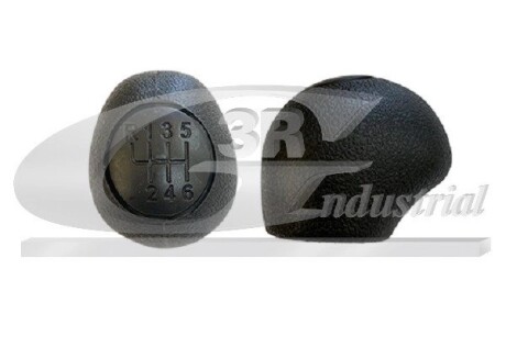 Ручка важеля КПП (чорна) 6ст. CITROËN JUMPER 06-19 FIAT DUCATO 06- PEUGEOT BOXER 06- 3RG 25213