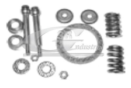 Монжажный к-кт выхлопной системы Citroen Jumpy 1,9D 95-06 3RG 72206