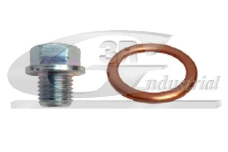 (С прокладкой) Пробка масляного поддона Hyundai Accent / Elantra 00- (M14x1.5 / L 14) 3RG 83533 (фото 1)