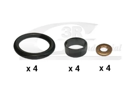 Комплект клуба под форсунку (4шт) 2.5mm + прокладка (4шт) + сальник (4шт) Citroen C3 1.4HDi 02- / Ford Fiesta 1.4TDCi 01- / 3RG 84222