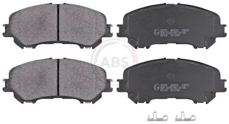 Колодка гальм. диск. NISSAN QASHQAI, RENAULT KADJAR передн. (вир-во ABS) A.B.S. 35045