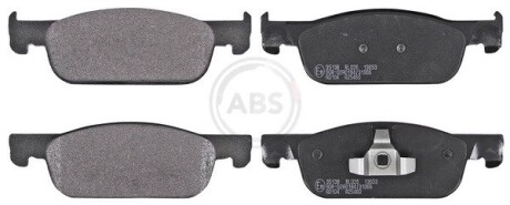 Гальмівні колодки дискові перед. Dacia Logan, Sandero Renault Clio 0.9-1.5Dci 10.12- A.B.S. 35138 (фото 1)