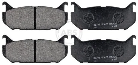 Колодка торм. FORD/MAZDA PROBE/626/MX6/XEDOS 6 зад A.B.S. 36796