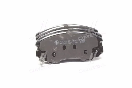 Колодки гальмівні дискові HYUNDAI/KIA COUPE/TUCSON/SONATA/SOUL передня. A.B.S. 37423