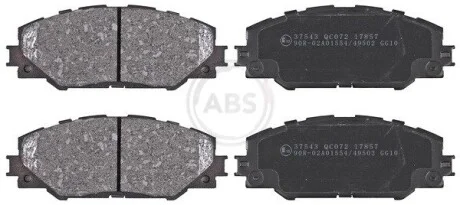 Колодка гальм. TOYOTA Rav 4 передн. (ABS) A.B.S. 37543