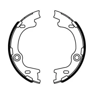 Колодки тормозные барабанные ABE C00325ABE