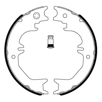 Колодки тормозные барабанные ABE C02082ABE