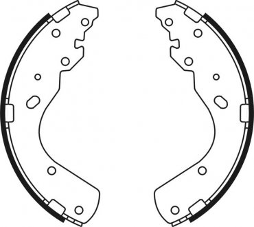 Колодки гальмівні барабанні ABE C03044ABE