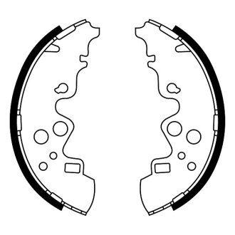 Гальмівна колодка MAZDA E 2.0/2.2D 05.85-12.03 ABE C03051ABE