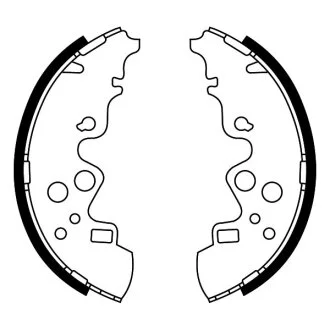 Гальмівна колодка MAZDA E 2.0/2.2D 05.85-12.03 ABE C03051ABE
