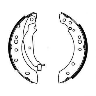 Колодки тормозные барабанные ABE C05063ABE