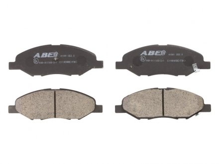 Колодки тормозные дисковые ABE C11080ABE (фото 1)