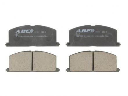 Колодки тормозные дисковые ABE C12035ABE (фото 1)