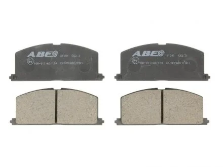 Колодки тормозные дисковые ABE C12035ABE