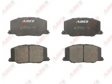 Колодки тормозные дисковые ABE C12037ABE (фото 1)