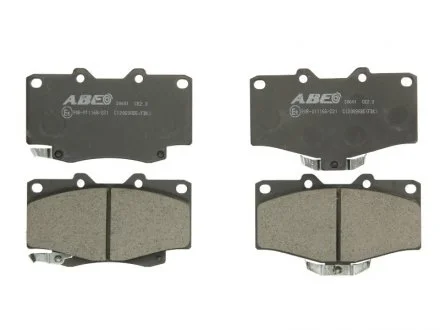 Колодки тормозные дисковые ABE C12089ABE