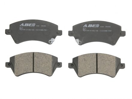 Колодки тормозные дисковые ABE C12101ABE