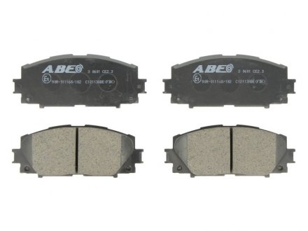 Колодки тормозные дисковые ABE C12113ABE