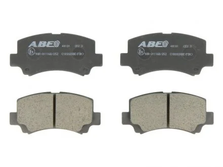 Колодки тормозные дисковые ABE C18002ABE