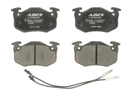 Колодки тормозные дисковые ABE C1R002ABE