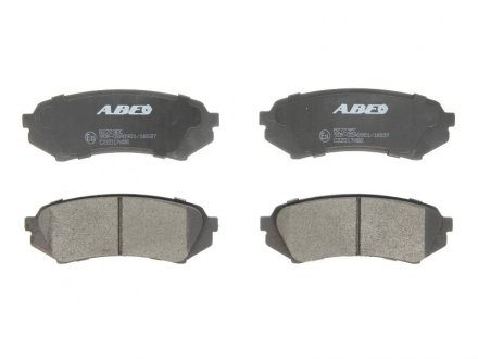 Колодки тормозные дисковые ABE C22017ABE
