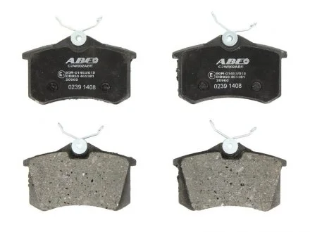 Колодки тормозные дисковые ABE C2W002ABE