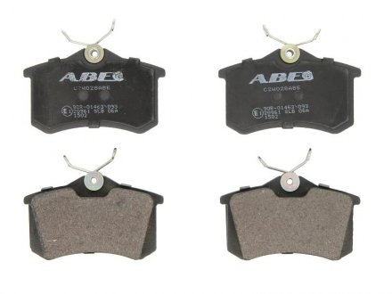 Колодки тормозные дисковые ABE C2W028ABE