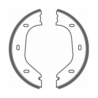 Колодки тормозные барабанные ABE CRB000ABE