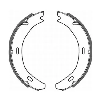 Колодки тормозные барабанные ABE CRM002ABE