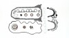 Повний комплект прокладок двигуна VW CALIFORNIA T4 CAMPER, LT 28-35 II, LT 28-46 II, TRANSPORTER T4 2.5D 09.95-07.06 AJUSA 51017000 (фото 1)