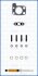 Монтажний к-кт компресори B-MAX 1.6 TDCi 12-, Focus III, Mondeo IV AJUSA JTC11635 (фото 2)