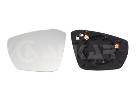 Фото 1 - вкладиш дзеркала лівий, опуклий + обігрів ALKAR 6 431 531 Вкладиш дзеркала лівий, опуклий + обігрів ALKAR 6 431 531 (фото 1)