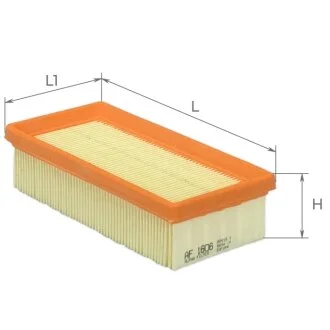 Фильтр воздушный VW GOLF II 83-91, JETTA 80-91 ALPHA FILTER AF1606