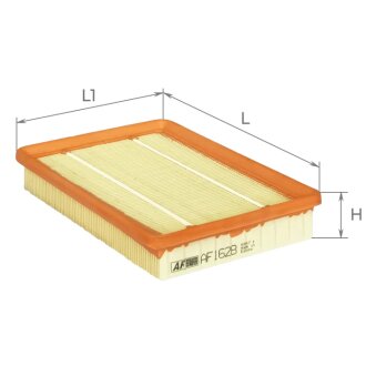 Фільтр повітряний ALPHA FILTER AF1628 (фото 1)