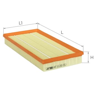 Фото 1 - еф повітряний (dodge; jeep cherokee) ALPHA FILTER AF1638 ЕФ повітряний (Dodge; Jeep Cherokee) ALPHA FILTER AF1638 (фото 1)
