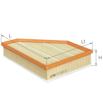 ЕФ повітряний (BMW 1, 3, X1) ALPHA FILTER AF1948 (фото 1)