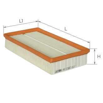 Фільтр повітряний ALPHA FILTER AF1980 (фото 1)