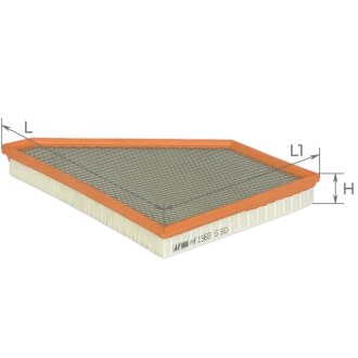 Фільтр повітряний CHEVROLET BLAZER, TRAVERSE 2.0-3.6 18- ALPHA FILTER AF1983s