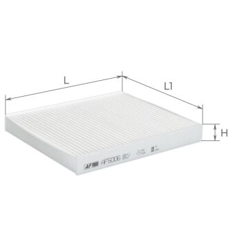 Фільтр салону ALPHA FILTER AF5006