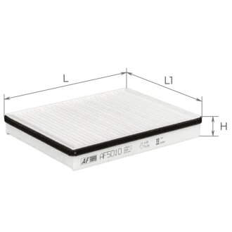 Фільтр салону ALPHA FILTER AF5010 (фото 1)