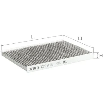 Фільтр салону вугільний ALPHA FILTER AF5015A