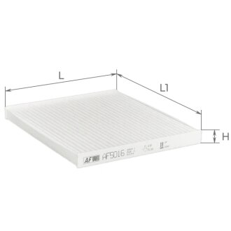 Фильтр салона ALPHA FILTER AF5016
