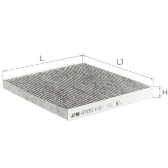 Фильтр салона ALPHA FILTER AF5053A
