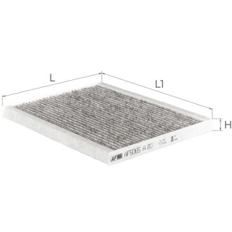 ЕФ повітряний салону (Fiat Doblo, Opel Combo) ALPHA FILTER AF5065a