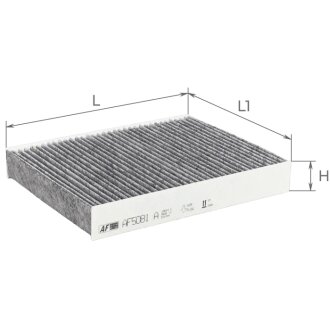 Фільтр салону ALPHA FILTER AF5081A
