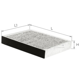 Фото 1 - фильтр салона ALPHA FILTER AF5096A Фильтр салона ALPHA FILTER AF5096A (фото 1)