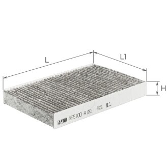 Фільтр салону вугільний ALPHA FILTER AF5100A