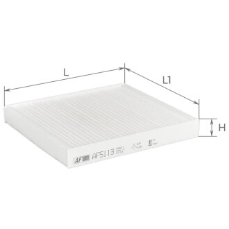 Фільтр салону (застосовність optima 16~) ALPHA FILTER AF5113