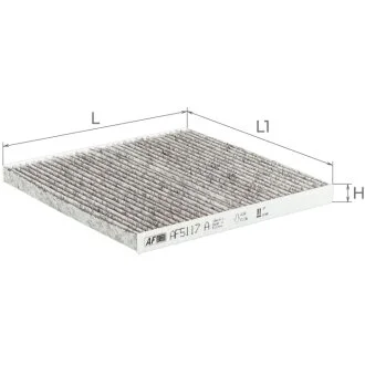 Фільтр салону ALPHA FILTER AF5117A