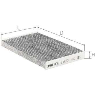 Фильтр салона ALPHA FILTER AF5119A